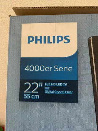 Televisión Philips 1080p Full HD 100Hz 22 pulgadas