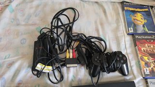 Consola PS2 Negra + juegos + Accesorios