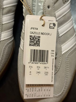 Adidas Gazelle Indoor "Wonder Silver"