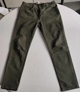 Pantalón vaquero verde
