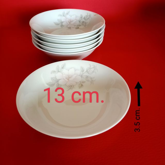 6 Boles Porcelaine de Limoges