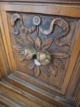 Credenza legno massello stile classico