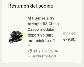 Casco MT Genesis Sv Atempo B3 Gloss