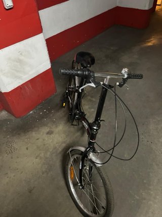 Bicicleta Plegable Negra