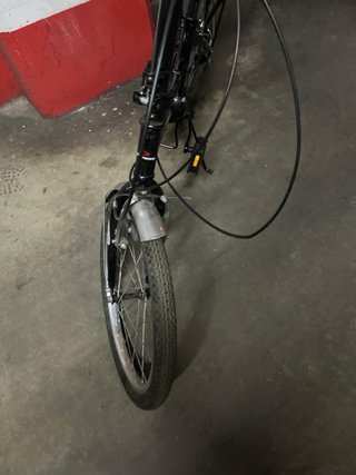 Bicicleta Plegable Negra