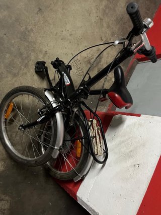 Bicicleta Plegable Negra