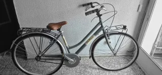 Bicicleta de paseo gris sin estrenar