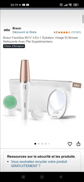 Braun FaceSpa Limpiador Facial y Depilador