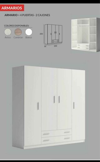 Armadio in legno con trasporto gratuito