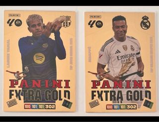 LAMINE YAMAL Y MBAPPE EXTRA GOLD ADRENALYN 25 26