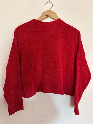 Jersey Pull&Bear Rojo Talla S