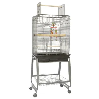 Jaula para loros pequeños y medianos