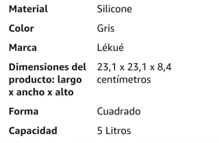 Cesta Lekue de silicona verde L.