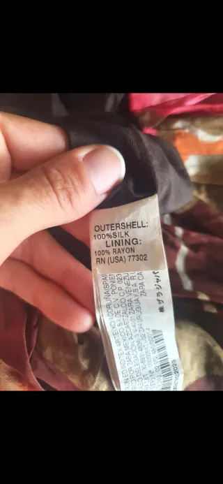 Vestido cóctel Zara estampado
