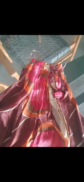 Vestido cóctel Zara estampado