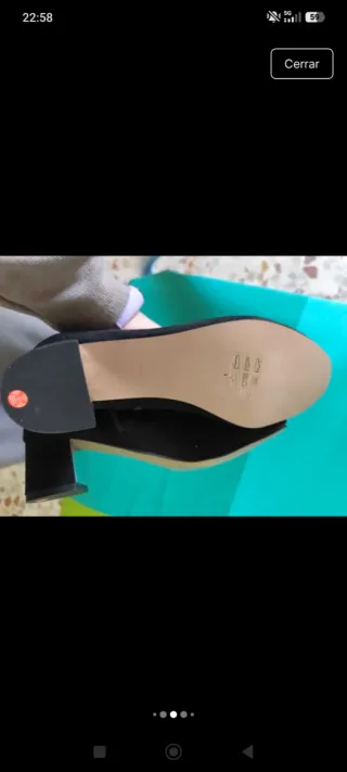 Botines negros tacón bajo, nuevos sin estrenar