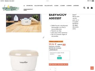 Esterilizador microondas Babymoov
