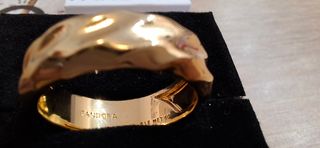 Anello Pandora Fascia Larga Dune placcatura oro