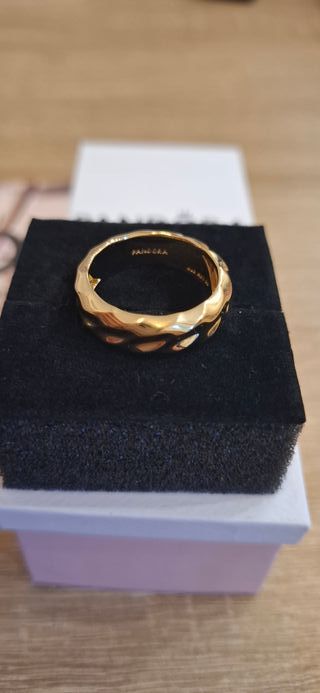 Anello Pandora Fascia Larga Dune placcatura oro