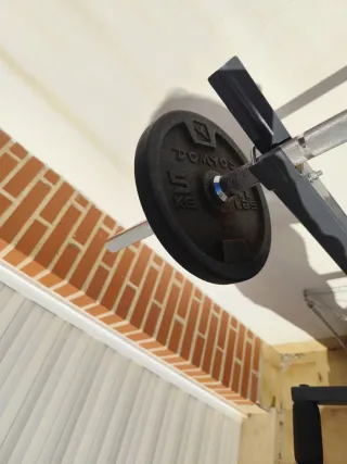 Banco musculación FITFIU + pesas