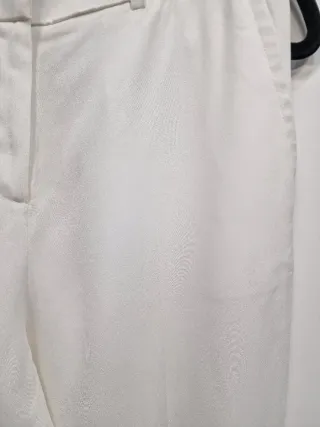 Pantalón largo blanco