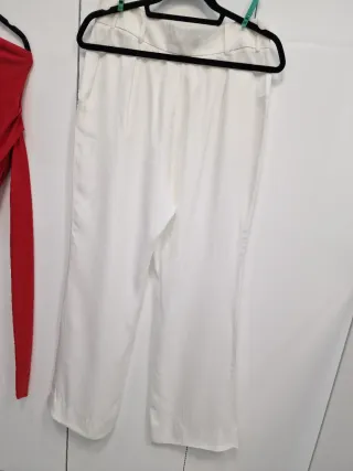 Pantalón largo blanco