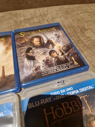 6 Blu-ray El Señor de los Anillos y El Hobbit