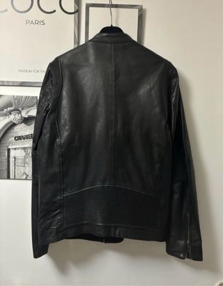 Chaqueta Piel Jack & Jones Negra