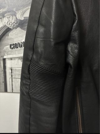 Chaqueta Piel Jack & Jones Negra