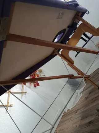 Camilla de masaje completa con 4 botes de aceite