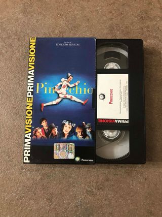 VHS Pinocchio di Roberto Benigni (2002)