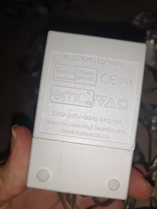 Guirnalda LED 3m Cubos Transparentes