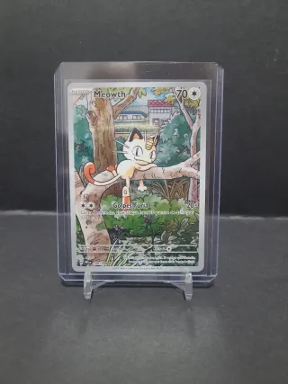Meowth Full Art de Fuegos Fantasmales #106 ES.