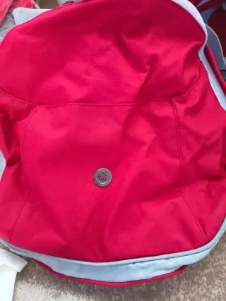 Macuto Slazenger rojo y gris