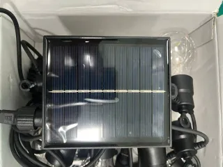 10 lampadine LED solari con telecomando