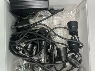 10 lampadine LED solari con telecomando