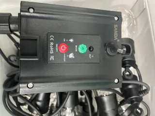 10 lampadine LED solari con telecomando