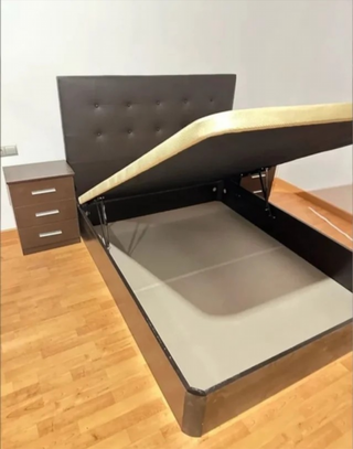 Cama abatible almacenaje 135x190