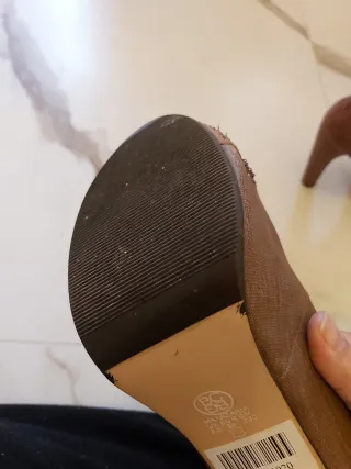 Scarpe con tacco donna marroni