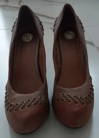 Scarpe con tacco donna marroni