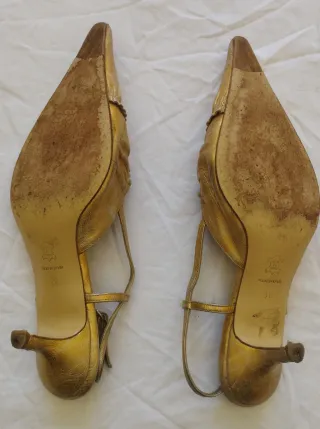 Zapatos Pedro Miralles Piel Dorados