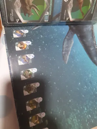 Álbum Cromocartas Jurassic World Día