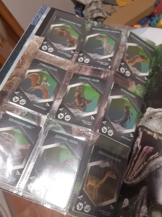 Álbum Cromocartas Jurassic World Día