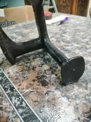 Forma antiga de sapateiro em ferro fundido