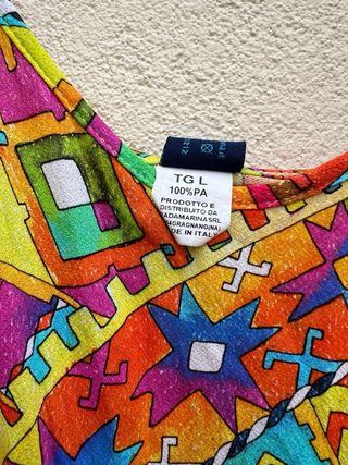 Abito donna colorato copri costume mare
