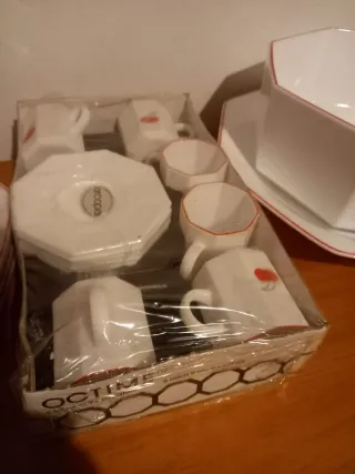 Vajilla Arcopal Vintage 6 Tazas y Platos