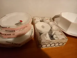 Vajilla Arcopal Vintage 6 Tazas y Platos