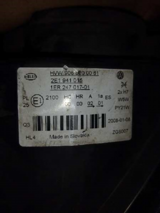 FARO IZQUIERDO VOLKSWAGEN CRAFTER CAJA CERRADA *