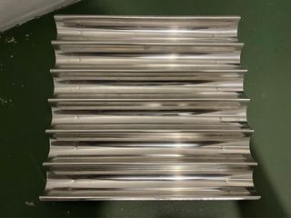 Molde para galletas de metal profesional teja