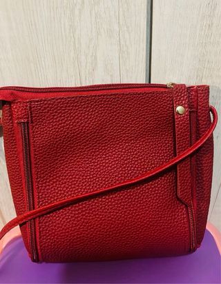 Borsa donna ecopelle rossa